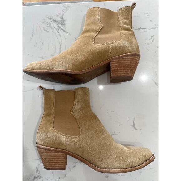 Madewell The Watkin Ankle Boot, Toffee, Size 9, EUC - Picture 5 of 9